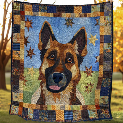 German Shepherds Cute WN0608020CL Quilt