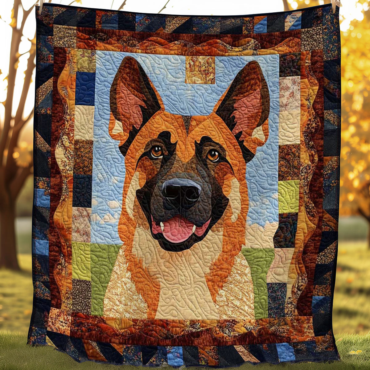 German Shepherds Haven WN0608018CL Quilt