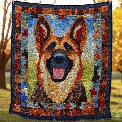 German Shepherds Warm WN0608019CL Quilt