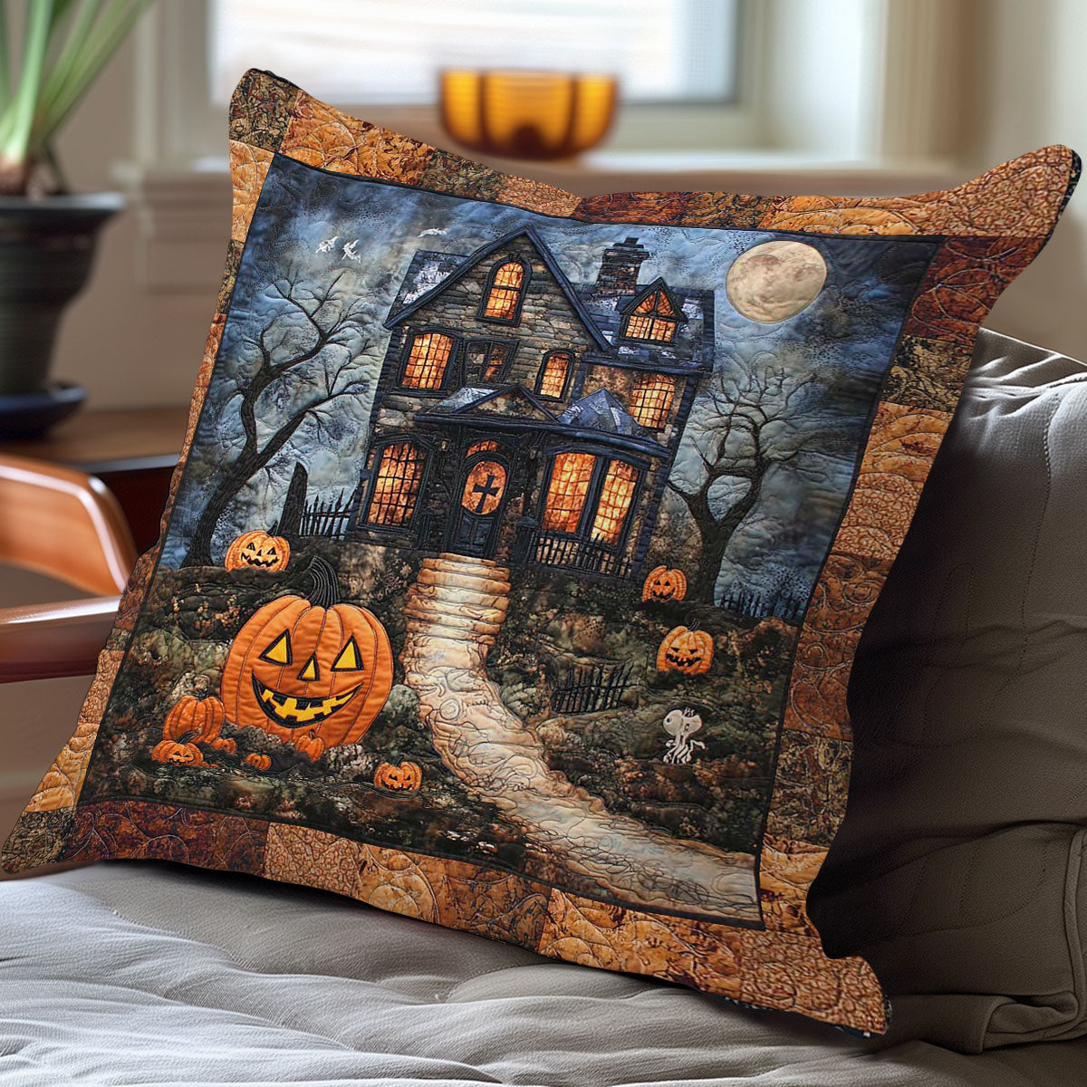 Ghastly House WN0308041CL Quilt Pillow Case