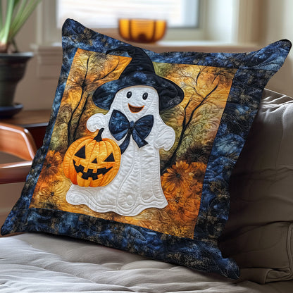 Ghost Witch And Pumpkin WN3107074CL Quilt Pillow Case