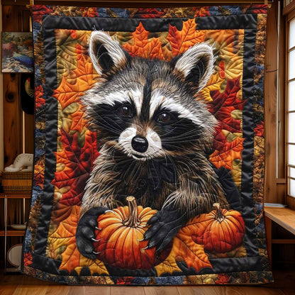 Ghostly Halloween Raccoon WN1508066CL Quilt