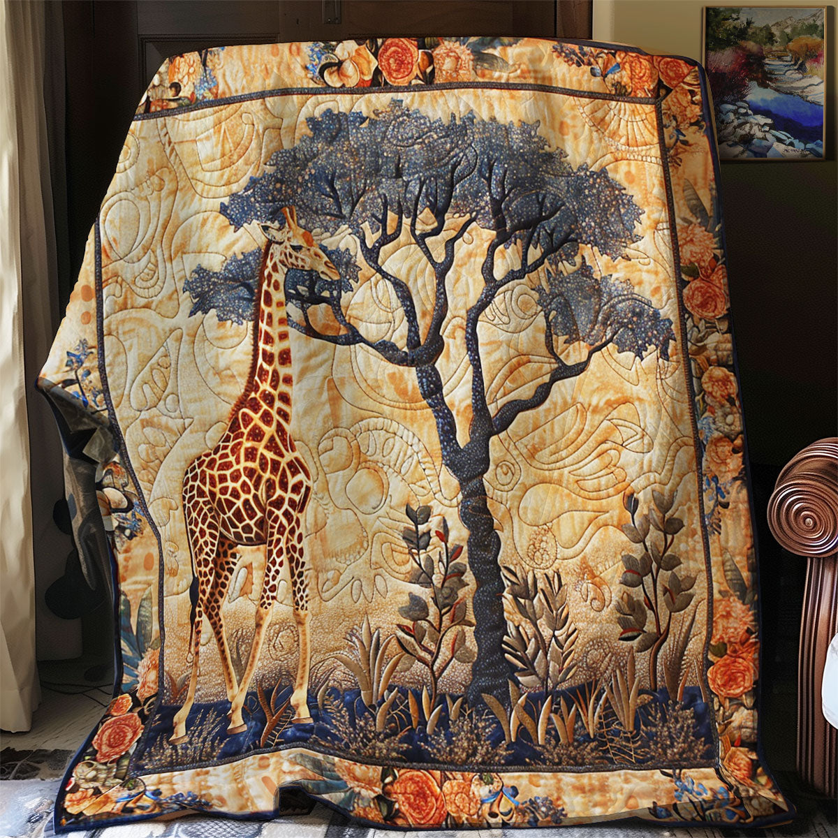 Giraffe In Safari SR1508032CL Quilt