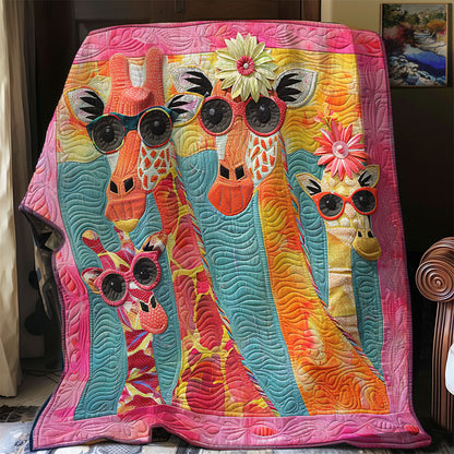 Giraffes Festival SR2208051CL Quilt