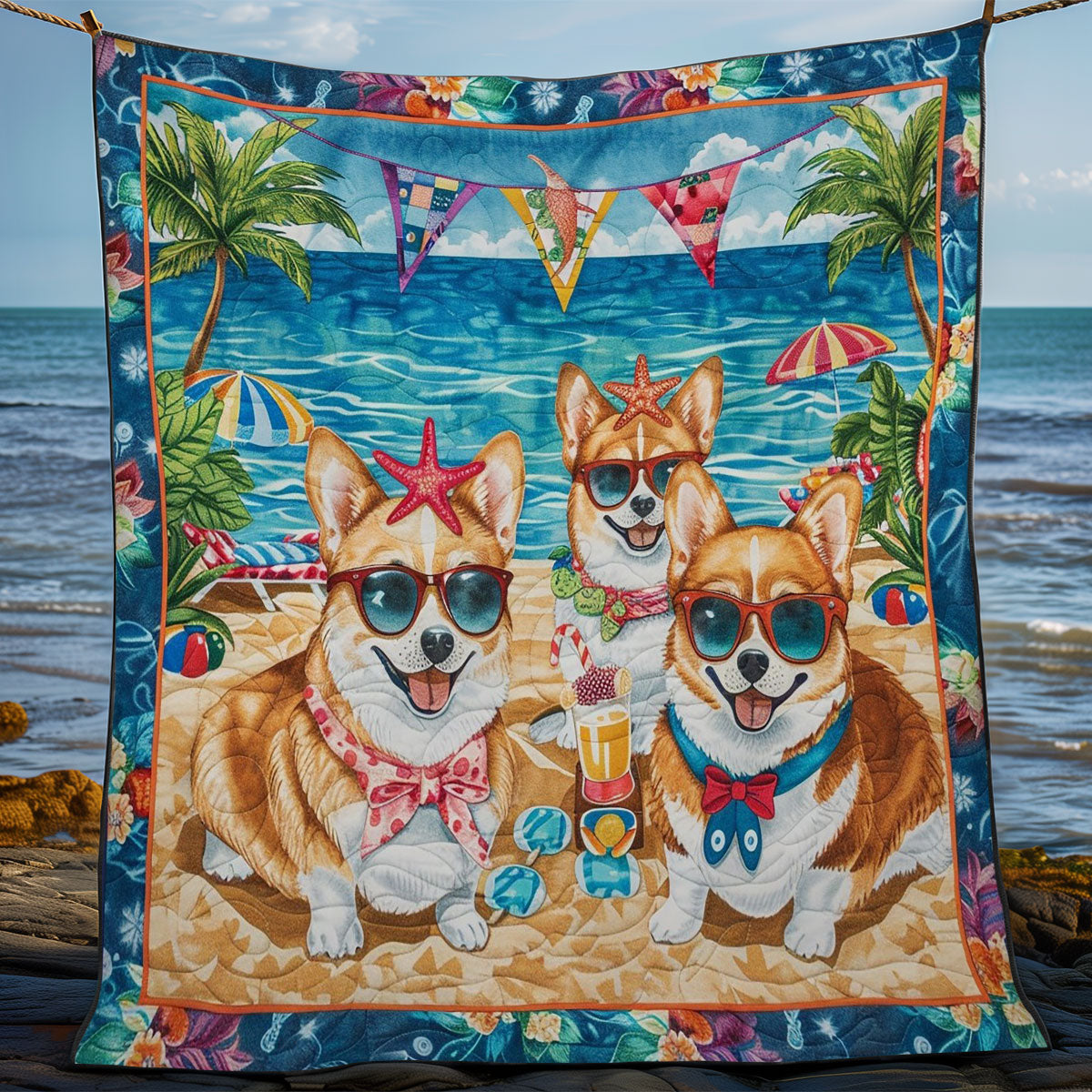 Go To Beach WM2408013CL Quilt