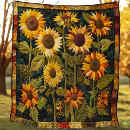 Golden Bloom WN2607009CL Quilt