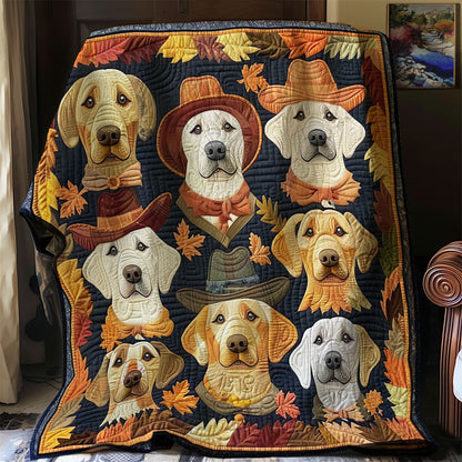 Golden Dogs Autumn Adventure WN2708015CL Quilt