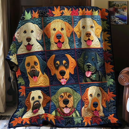 Golden Dogs Autumn Bliss WN2708022CL Quilt