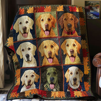 Golden Dogs Autumn Dreams WN2708021CL Quilt