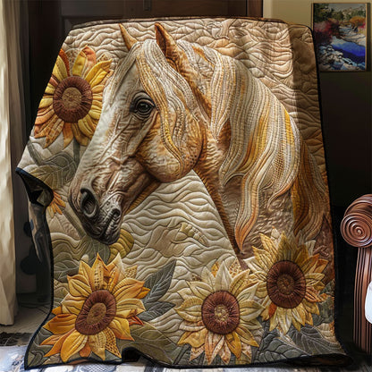 Golden Fields Horse WN2108083CL Quilt