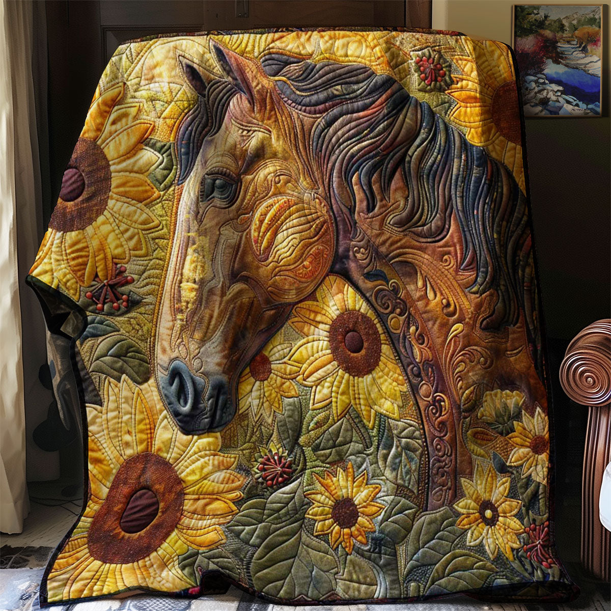 Golden Horse WN2108046CL Quilt