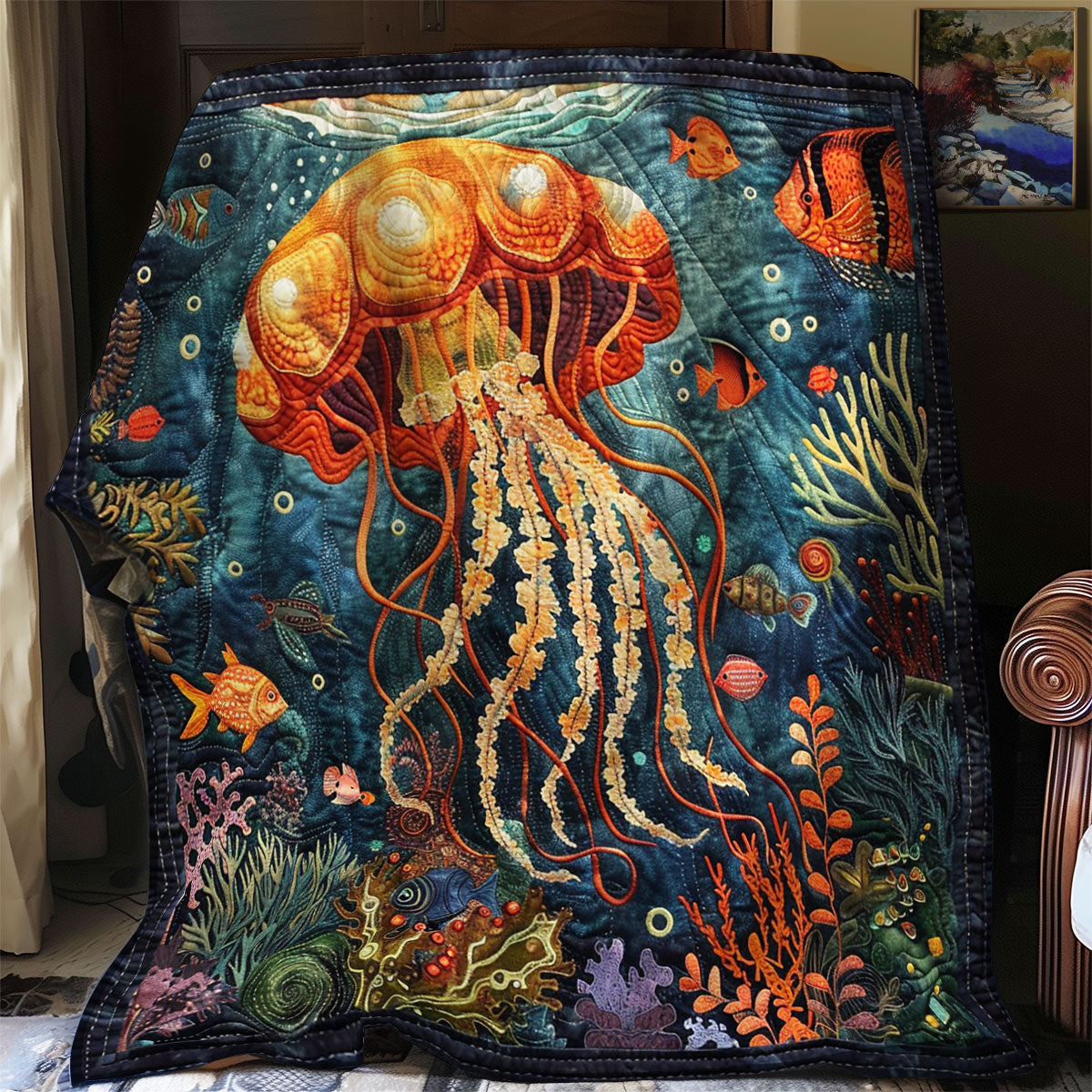 Golden Jellyfish SR1608002CL Quilt