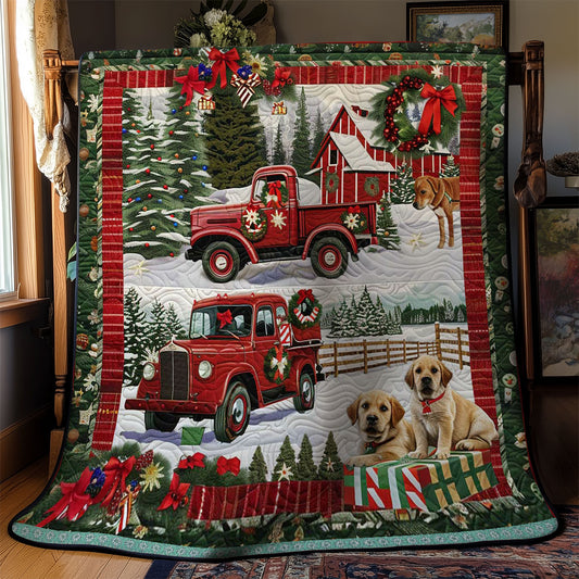 Golden Retriever Christmas Joy WN3008048CL Quilt