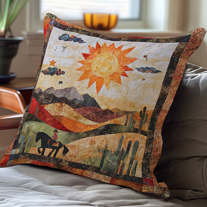 Golden Sun Cowboy WN0108012CL Quilt Pillow Case