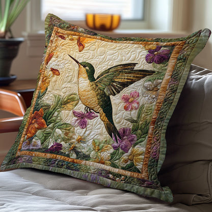 Graceful Hummingbird WN0108029CL Quilt Pillow Case