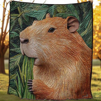 Grazing Capybara WN0708056CL Quilt