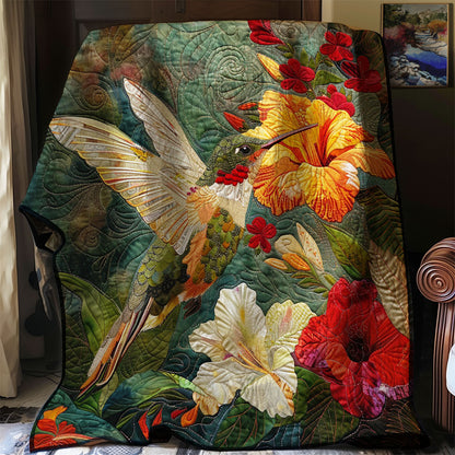 Green Hummingbird WM3007001CL Quilt