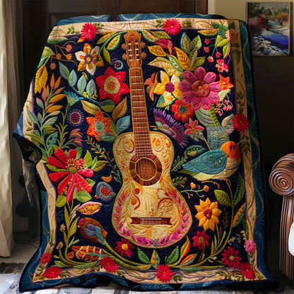 Guitar Blossom Magic WN2208133CL Quilt