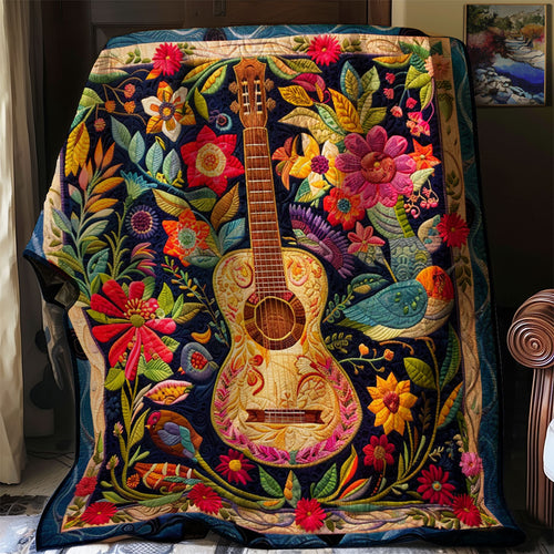 Guitar Blossom Magic WN2208133CL Quilt