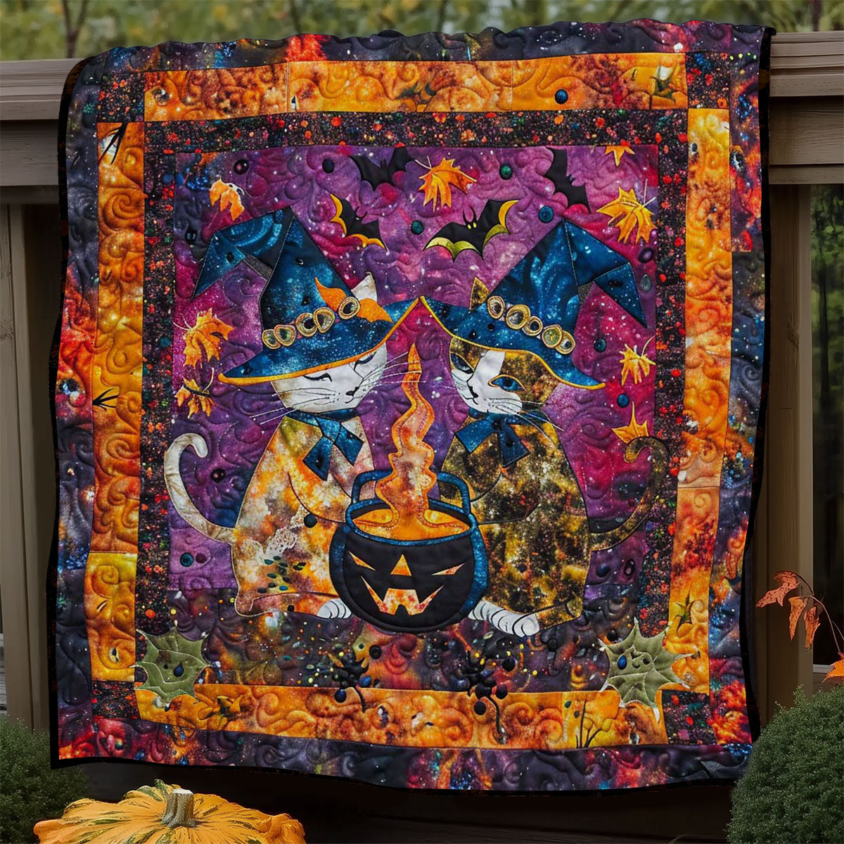 Halloween Cat's Potion WN1408038CL Quilt