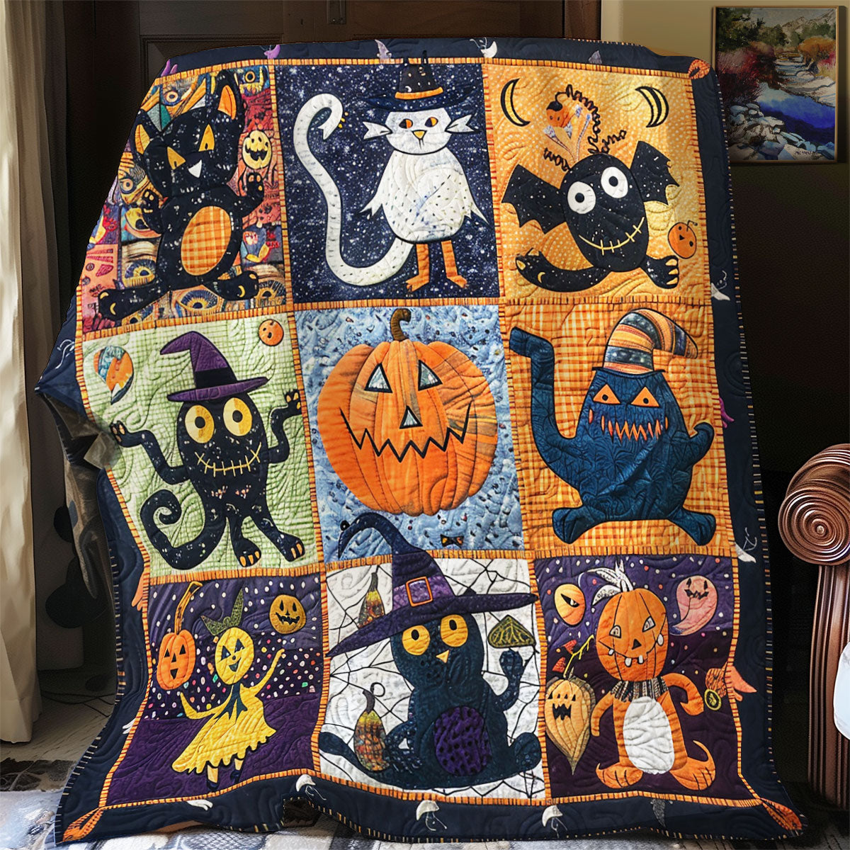 Halloween Funny SR0908033CL Quilt