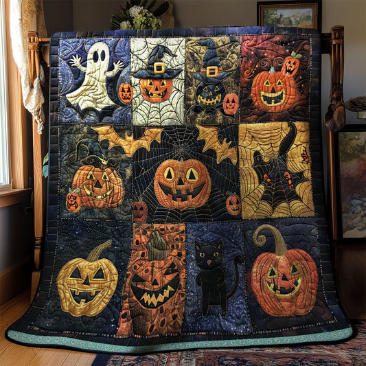 Halloween Ghostly Webs WN2908048CL Quilt