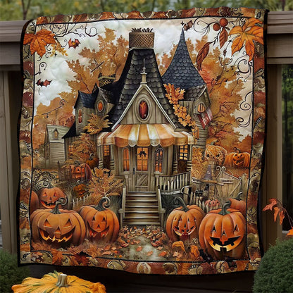 Halloween Pumpkin Palace WN1908067CL Quilt