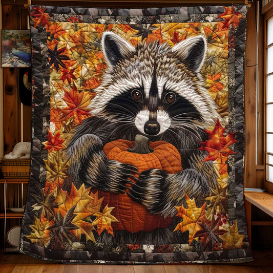 Halloween Raccoon Mischief WN1508064CL Quilt