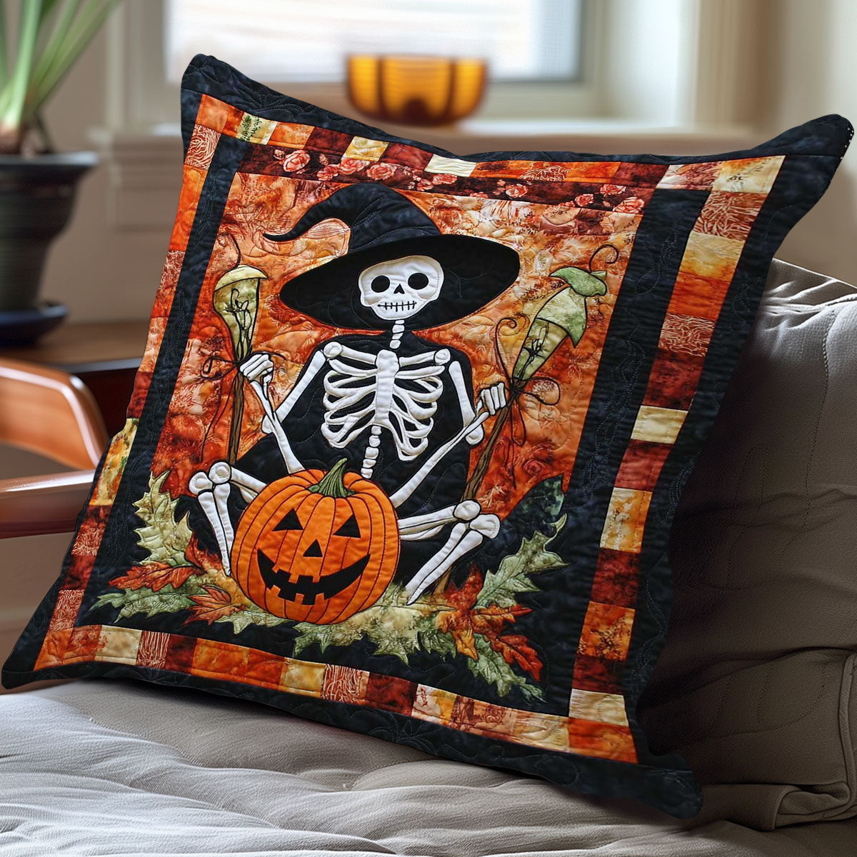 Halloween Sorcery WN0308045CL Quilt Pillow Case