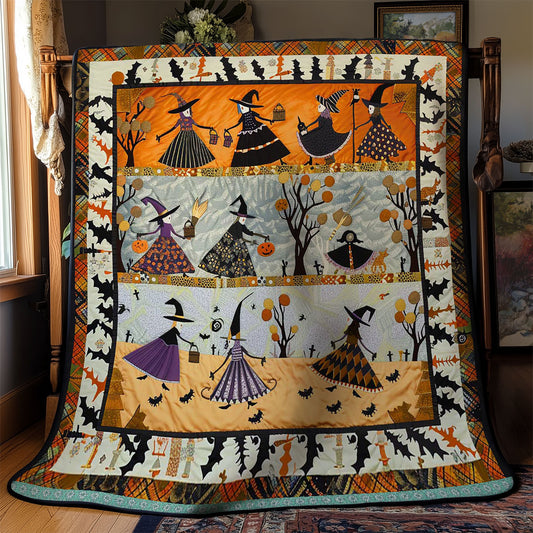Halloween Witches' Bonfire Ritual WN3008041CL Quilt