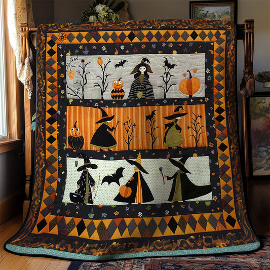 Halloween Witches' Flying Lessons WN3008046CL Quilt