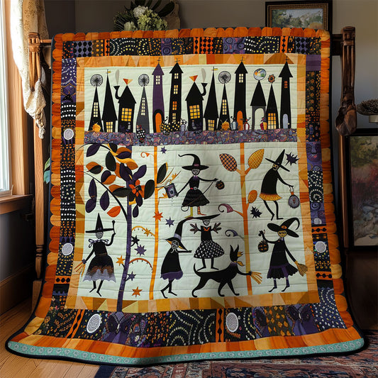 Halloween Witches' Midnight Feast WN3008045CL Quilt