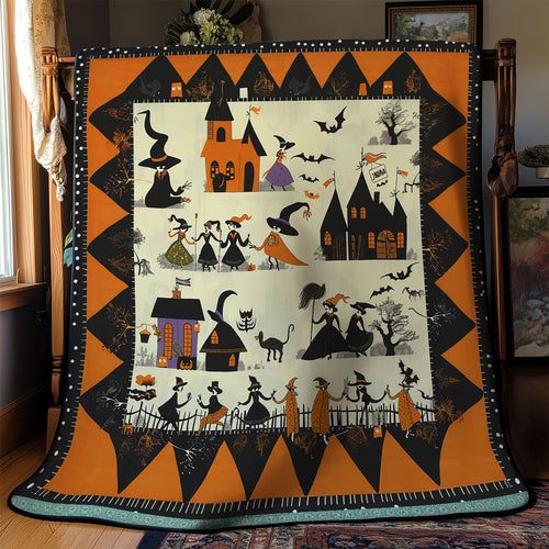 Halloween Witches' Potion Party WN3008037CL Quilt