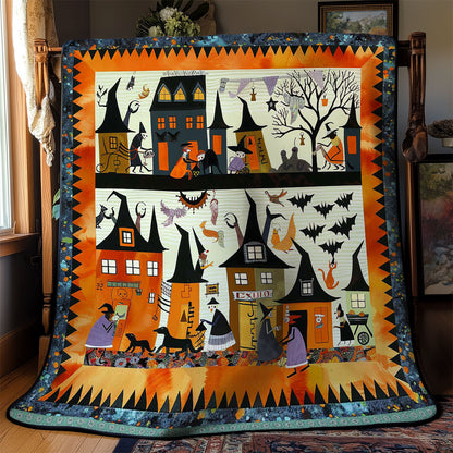 Halloween Witches' Secret Meeting WN3008038CL Quilt