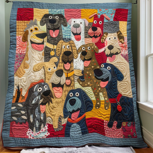 Happy Dogs WM0808001CL Quilt