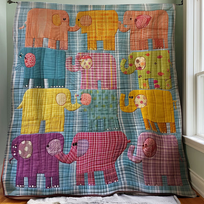 Happy Elephants WM0508023CL Quilt