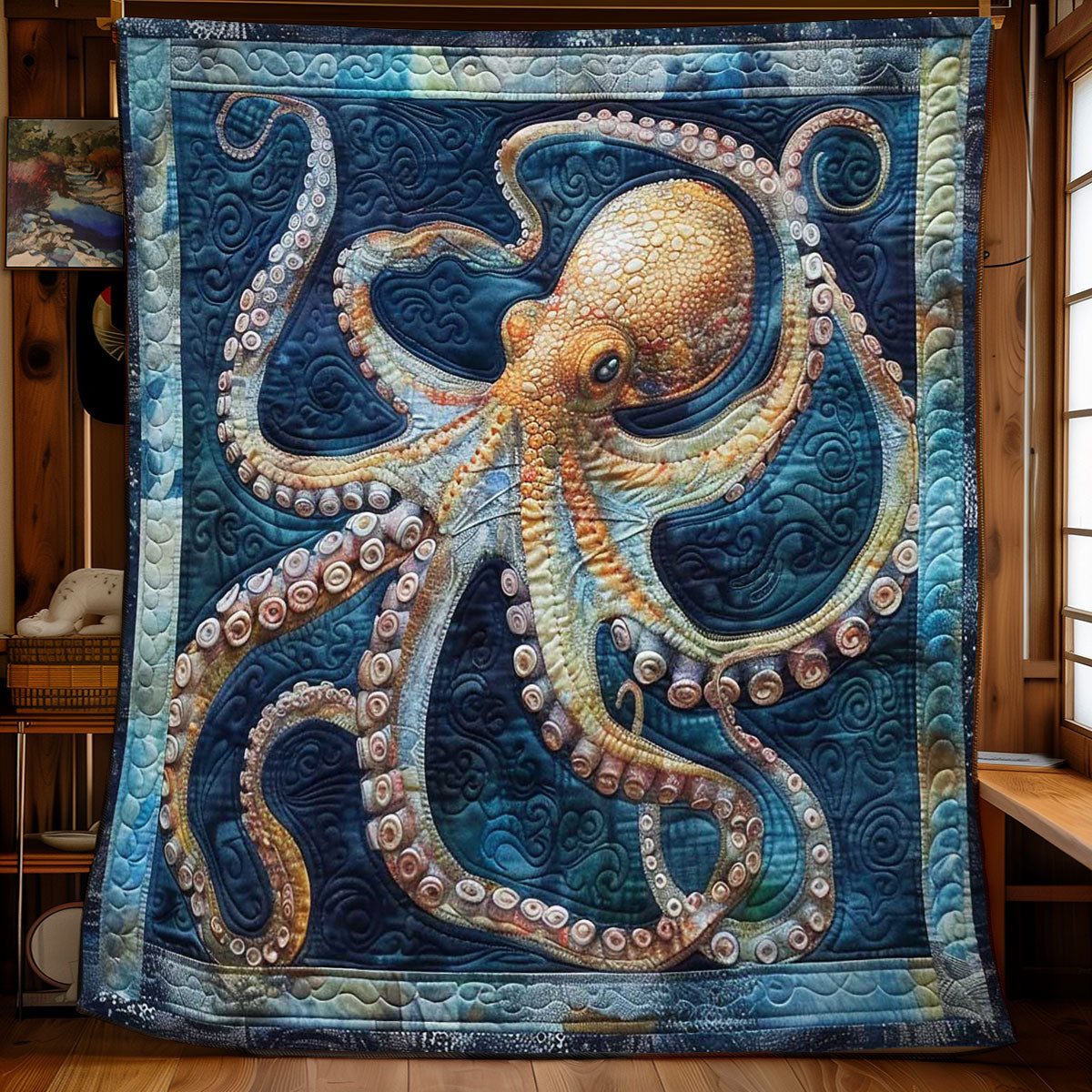 Happy Octopus WN1508009CL Quilt