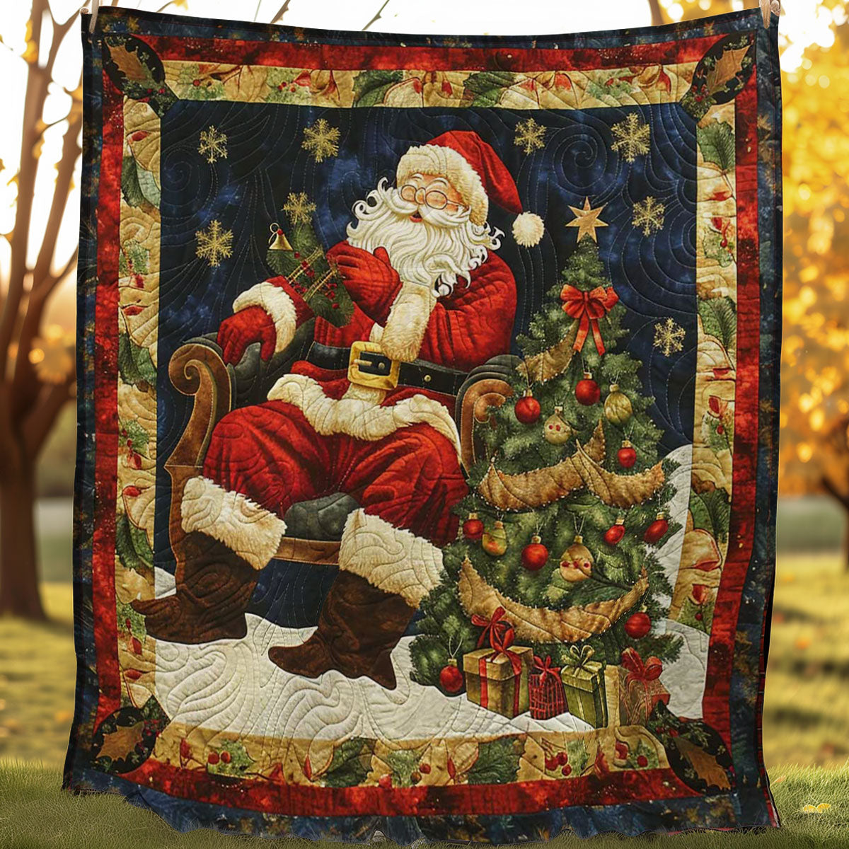 Happy Santa Claus WN2907022CL Quilt