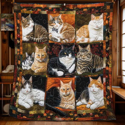 Harmonious Cats WN1508082CL Quilt