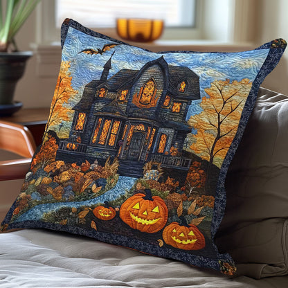 Haunted House WN0308047CL Quilt Pillow Case