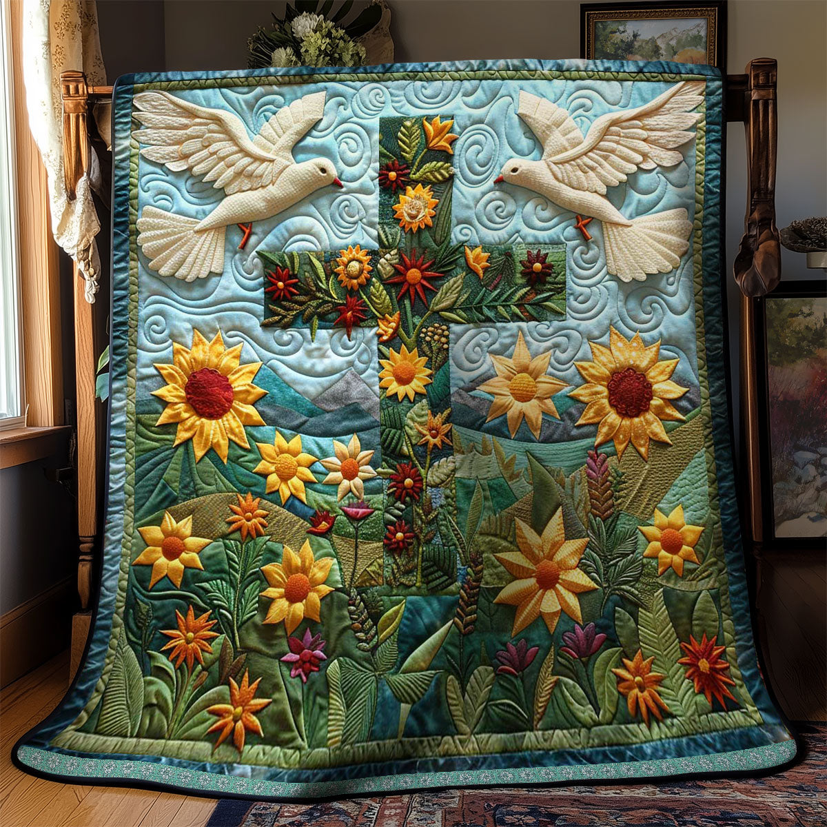 Heavenly Cross WN0509008CL Quilt