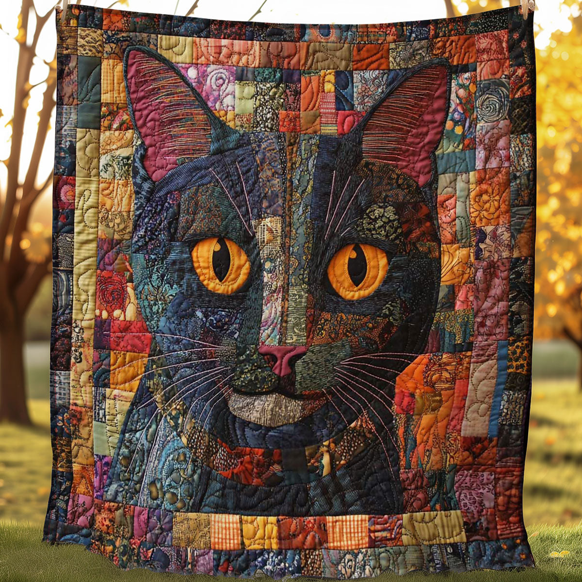 Hidden Cat WN0208029CL Quilt