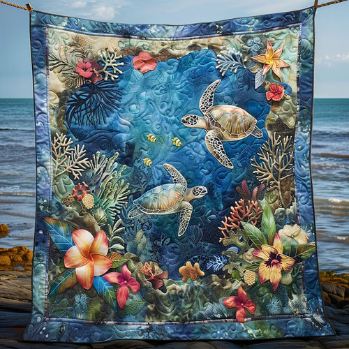 Hidden Turtle Reef WN1008022CL Quilt