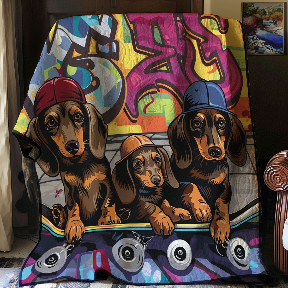 Hiphop Dogs WM3007001CL Quilt