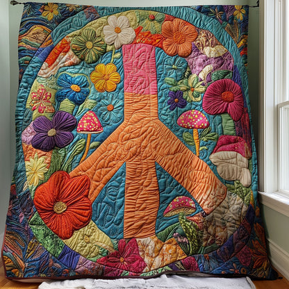 Hippie Flowers WM0508019CL Quilt