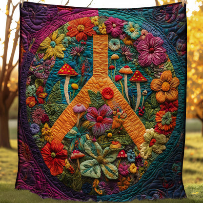 Hippie Peace WM0208019CL Quilt