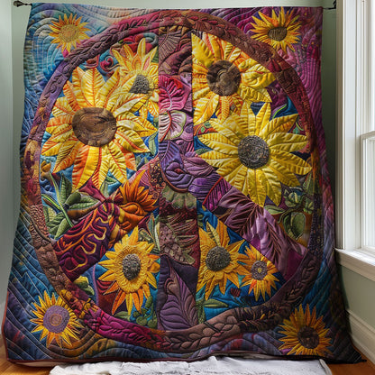 Hippie Sunflowers WM1408062CL Quilt