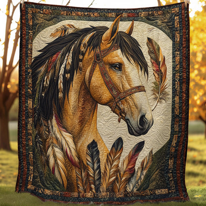 Horse And Feathers WN0108068CL Quilt