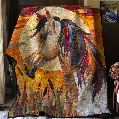 Horse Native WM2907001CL Quilt