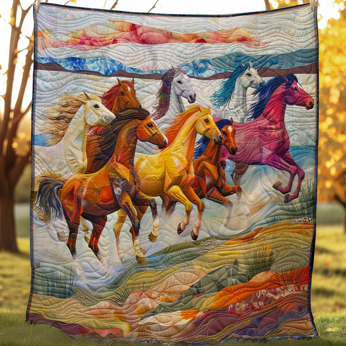 Horse Trail WN0808098CL Quilt